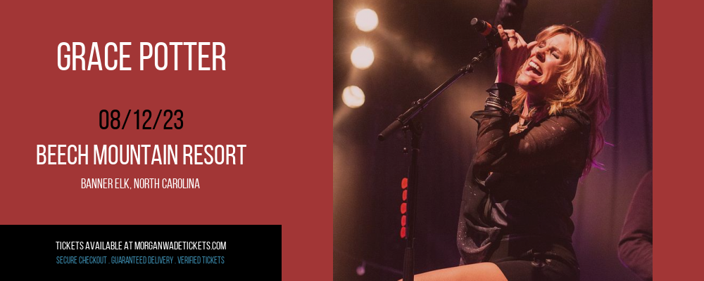 Grace Potter at Morgan Wade Tickets tickets Grace Potter at Morgan Wade Tickets