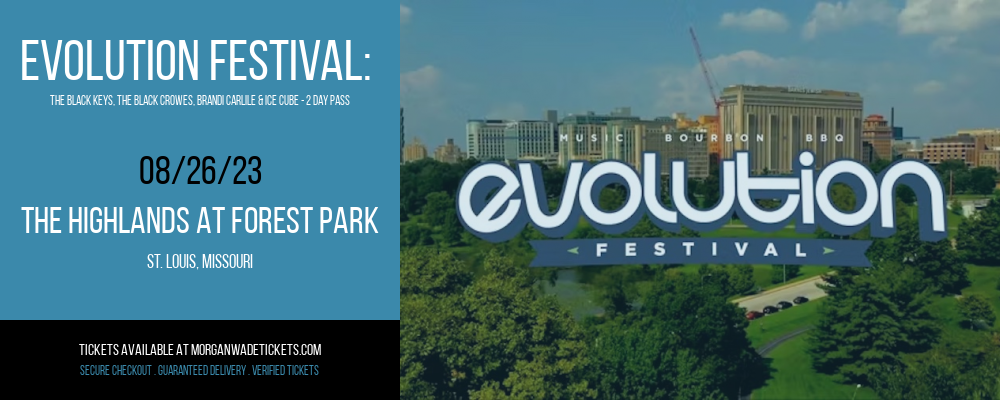 Evolution Festival: The Black Keys, The Black Crowes, Brandi Carlile & Ice Cube - 2 Day Pass at Morgan Wade Tickets tickets Evolution Festival: The Black Keys, The Black Crowes, Brandi Carlile & Ice Cube - 2 Day Pass at Morgan Wade Tickets